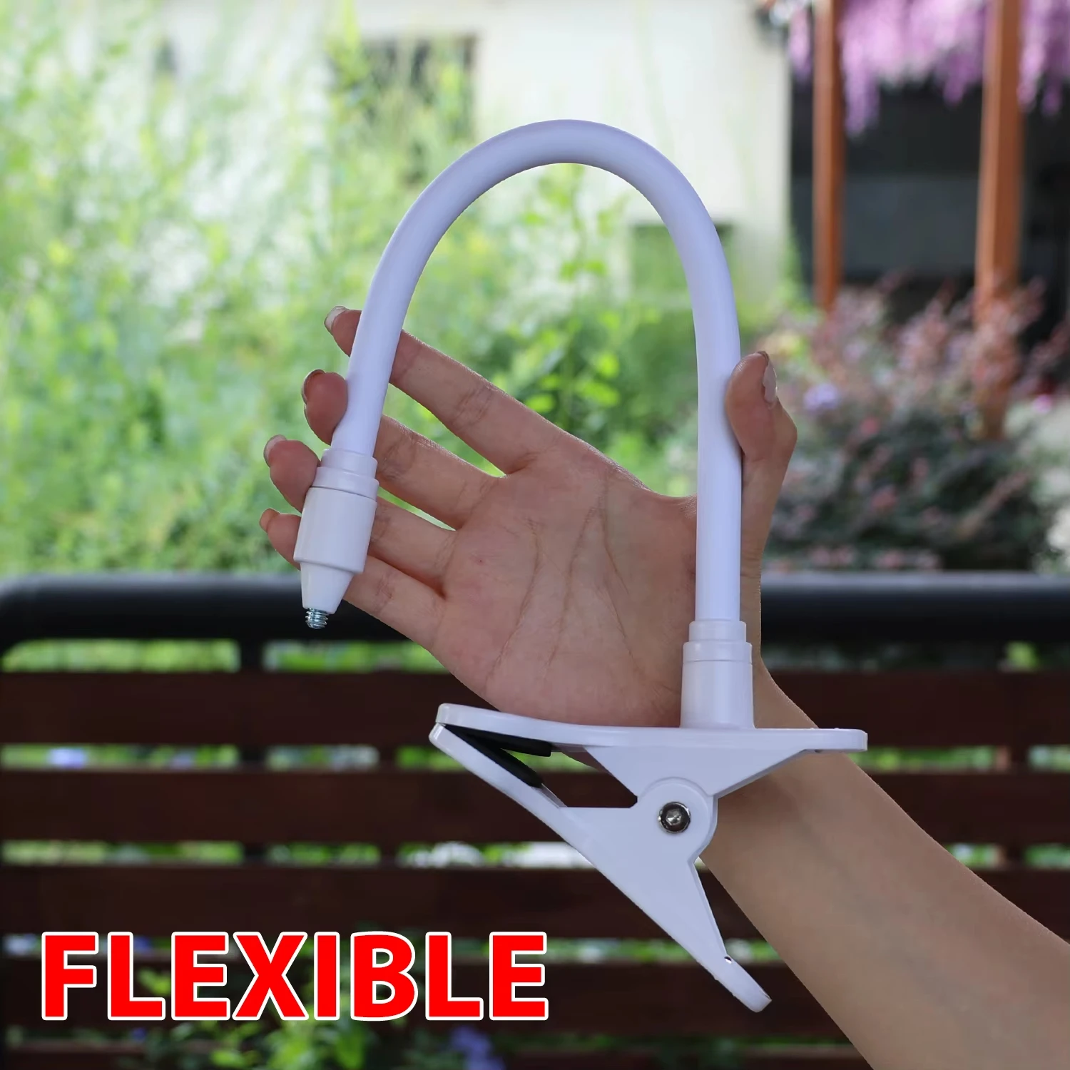 Wearable Baby Monitor - ポータブルフレキシブルカメラクランプマウント ベビーモニターカメラホルダースタンド ウェブカメラモニター 穴あけ不要の曲げられるブラケットベース
