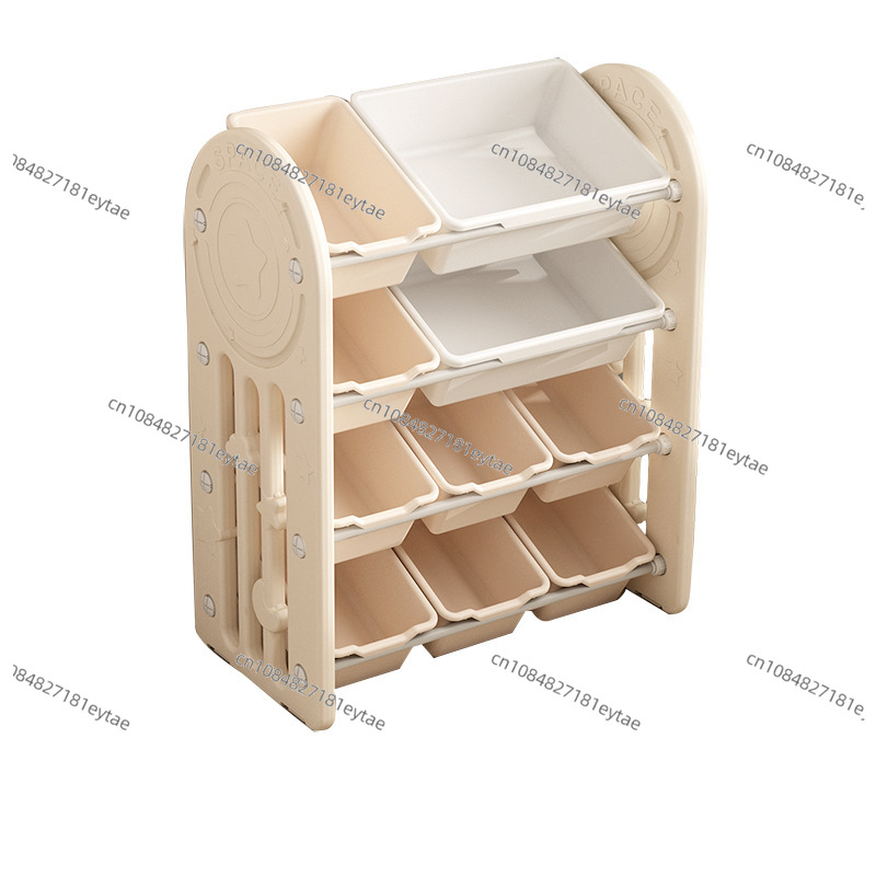 Baby Bookshelf Small - 子供用プラスチック製小型家具、ベビー玩具、絵本収納、本棚、組み合わせ収納キャビネットの卸売