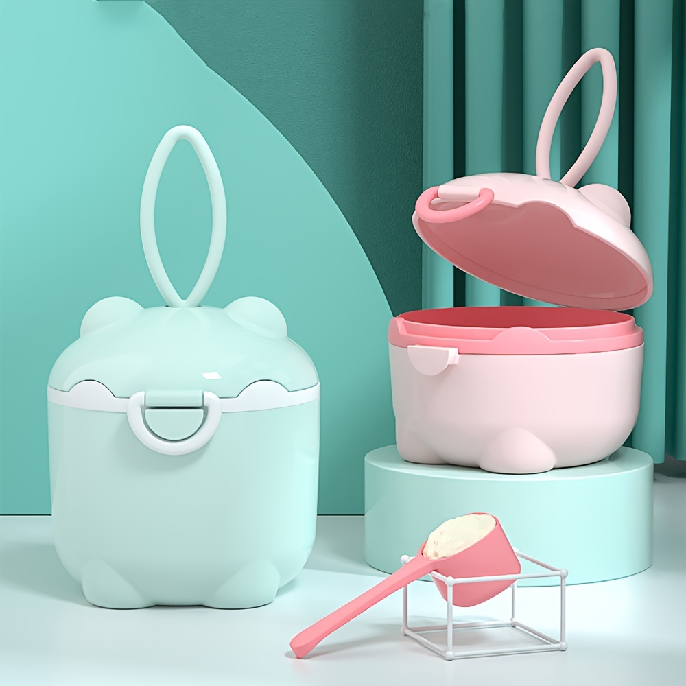 Baby Nursery Essentials - 1pc ポータブル 4 層粉ミルクボックス、粉ミルク容器、食品保存スナック回転ボックス