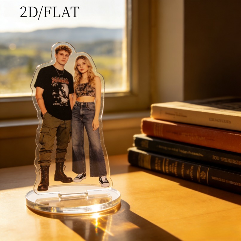 Baby Bookshelf Small - 2Dカスタム小型スタンディー、デスクトップデコレーション、家の装飾美学、デスク、本棚、家の装飾に最適