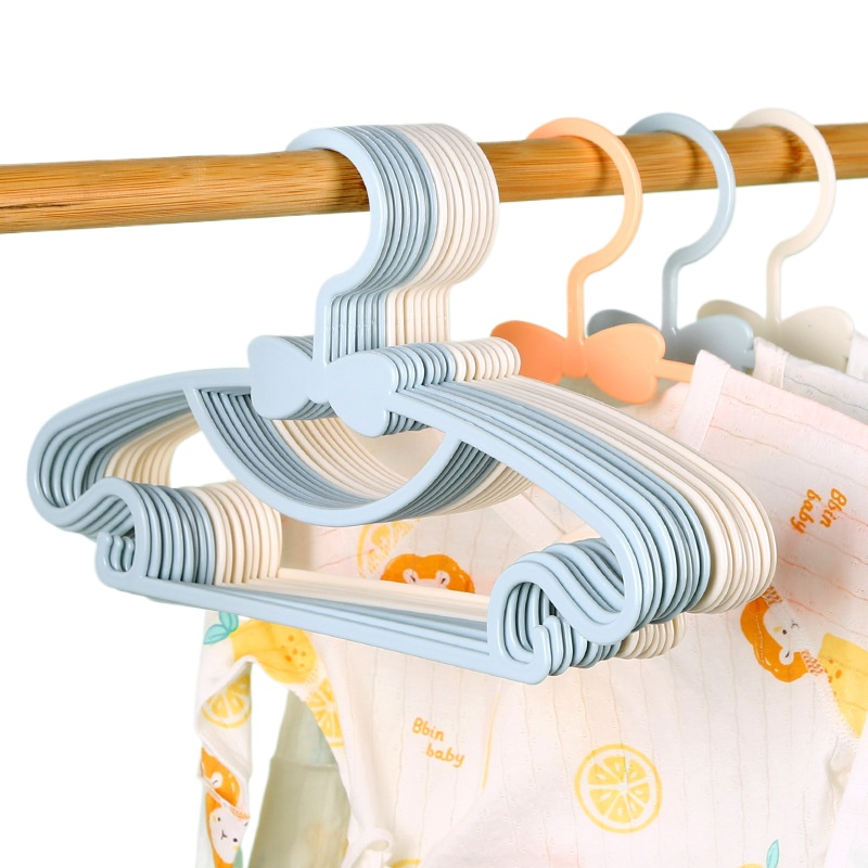 Baby Nursery Essentials - 5-50 個ベビーハンガープラスチック子供服収納ハンガー保育園子供ハンガー幼児幼児ポータブルコートホームラック