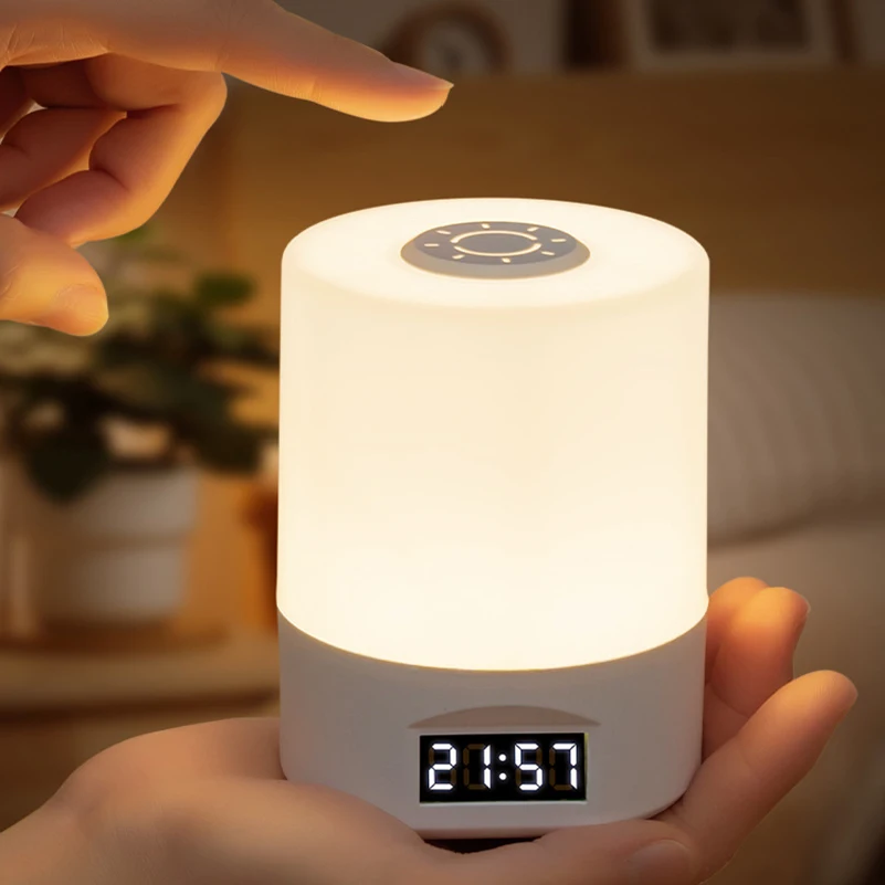 充電式 LED ナイトライトタイミング調光可能な USB テ - Baby Nursery Table Lamp のレビューと価格
