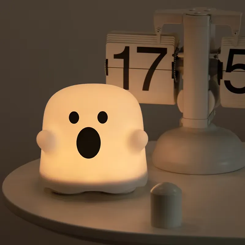 クリエイティブで可愛いゴーストナイトライト USB充電式 タ - Baby Nursery Table Lamp のレビューと価格
