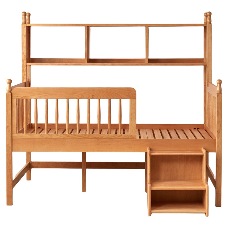 すべて無垢材の子供用ベッド 男の子と女の子用 チェリーウッド - Baby Bookshelf Small のレビューと価格