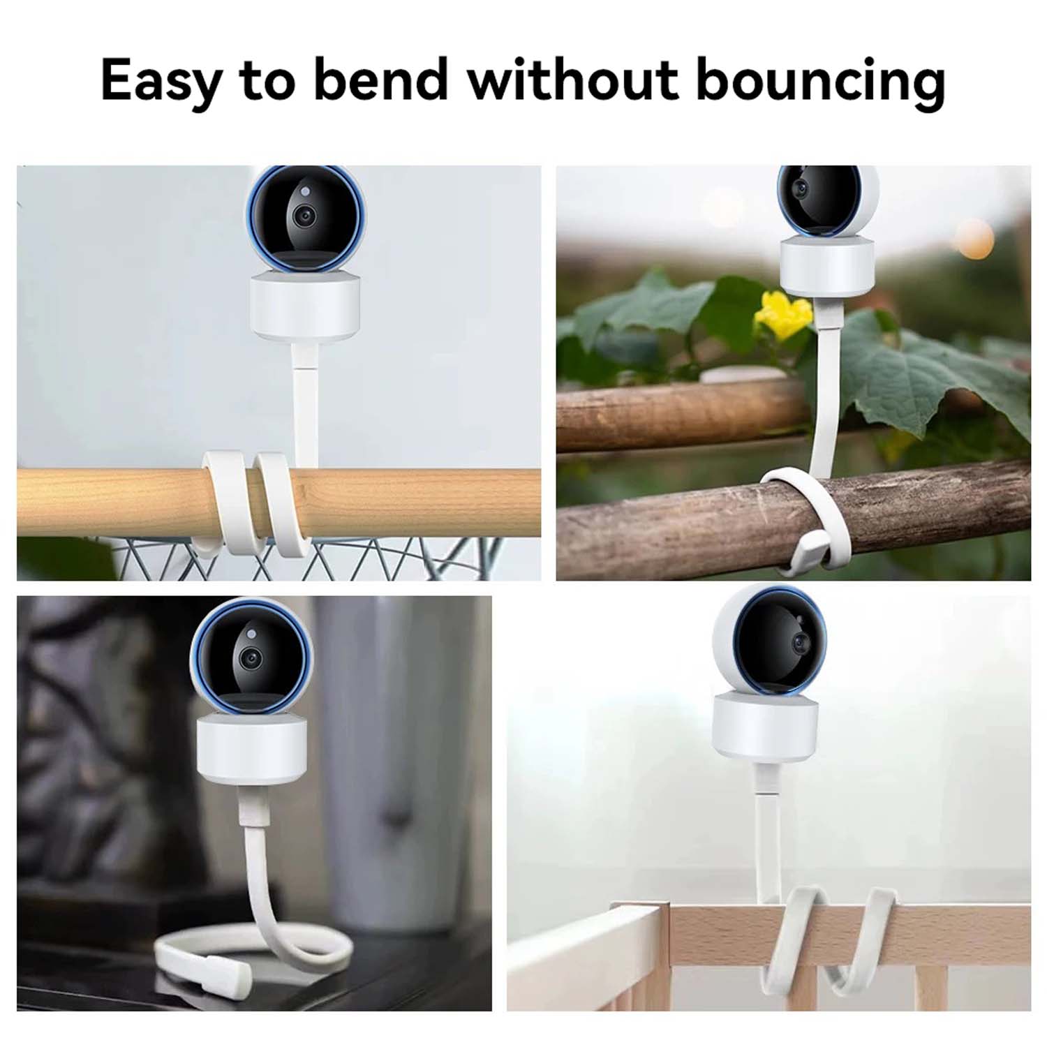 ベビーモニターホルダー 柔軟なベビーカムブラケット 穴あけ不 - Wearable Baby Monitor のレビューと価格
