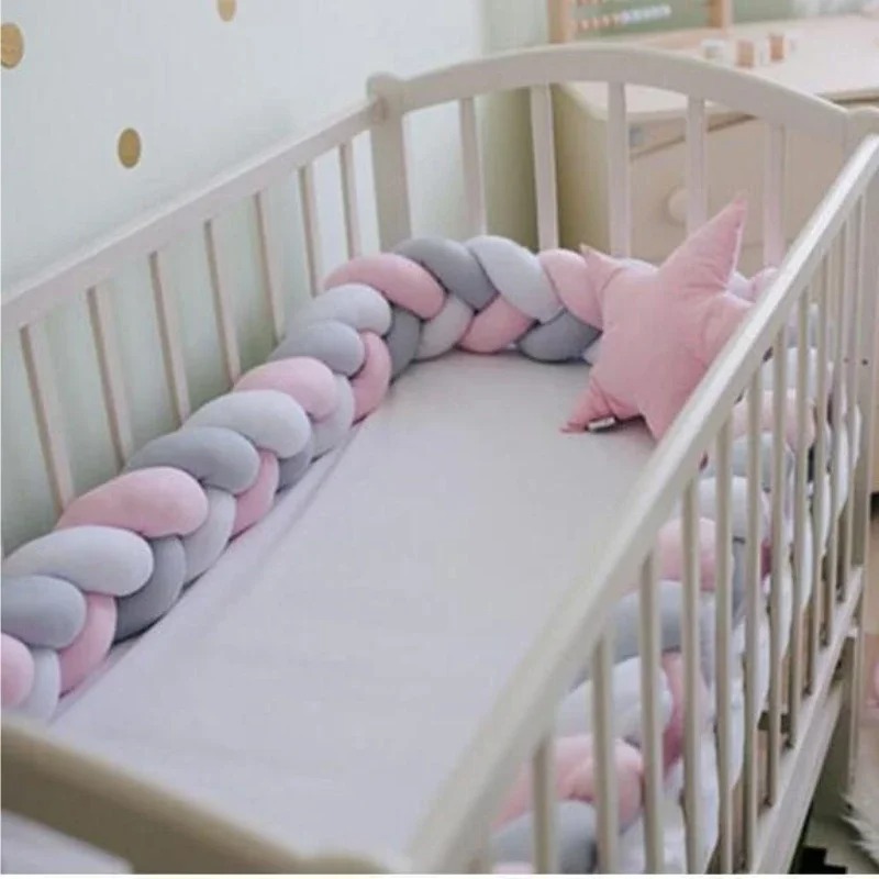 ボヘミアン風編み込みベビーベッドバンパー枕、手作り結び目ベビ - Baby Nursery Glider のレビューと価格