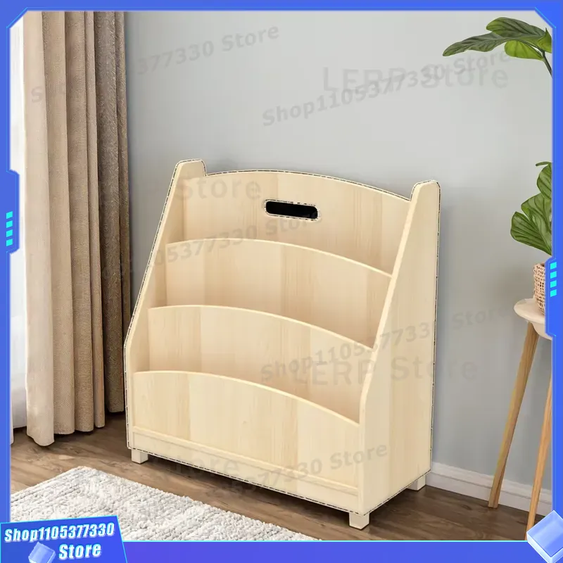 木製の保育園家具、小さな赤ちゃん幼児用本棚、引き出し収納、整 - Baby Bookshelf Small のレビューと価格