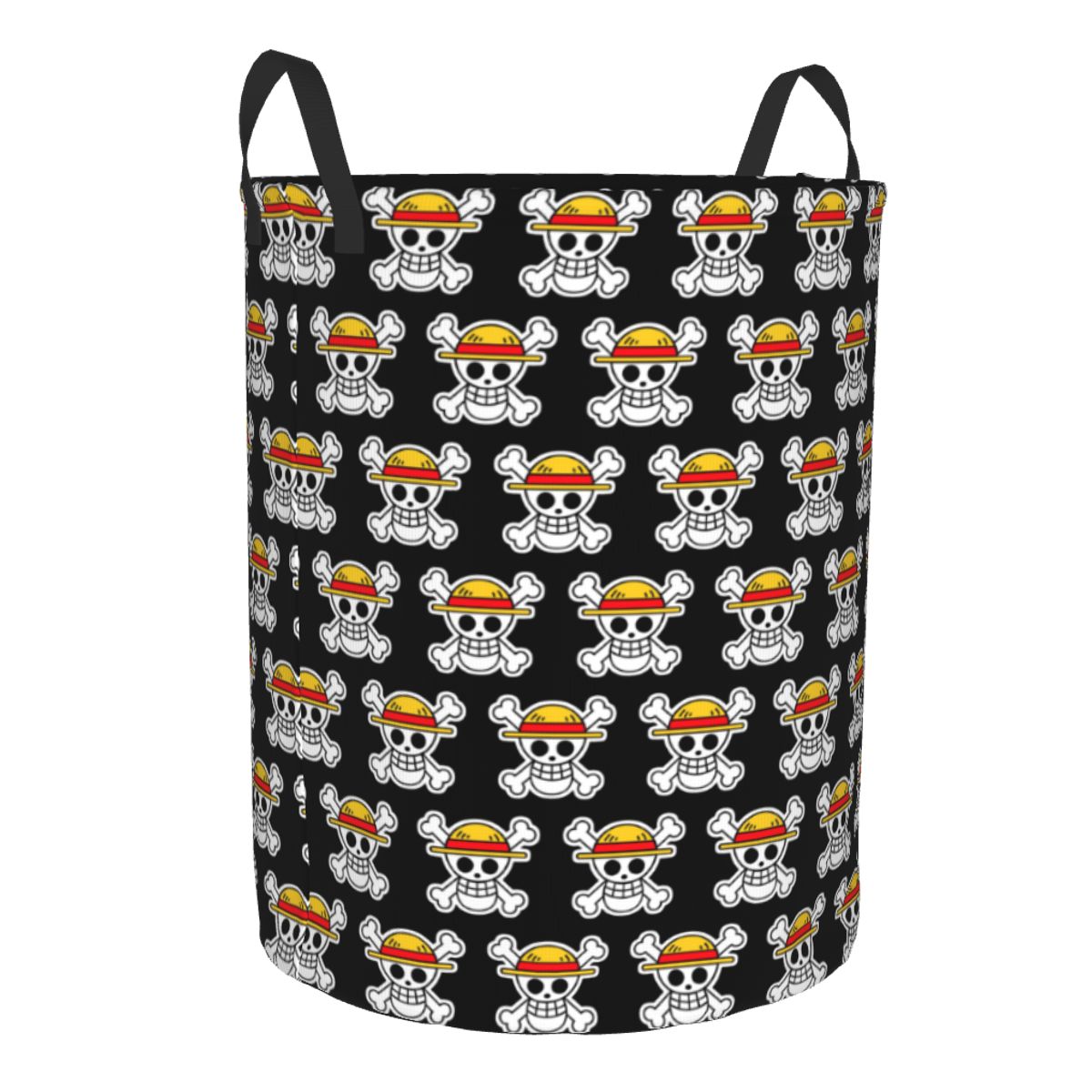 カスタム海賊スカルワンピースランドリーバスケット折りたたみ日 - Laundry Hamper Nursery のレビューと価格