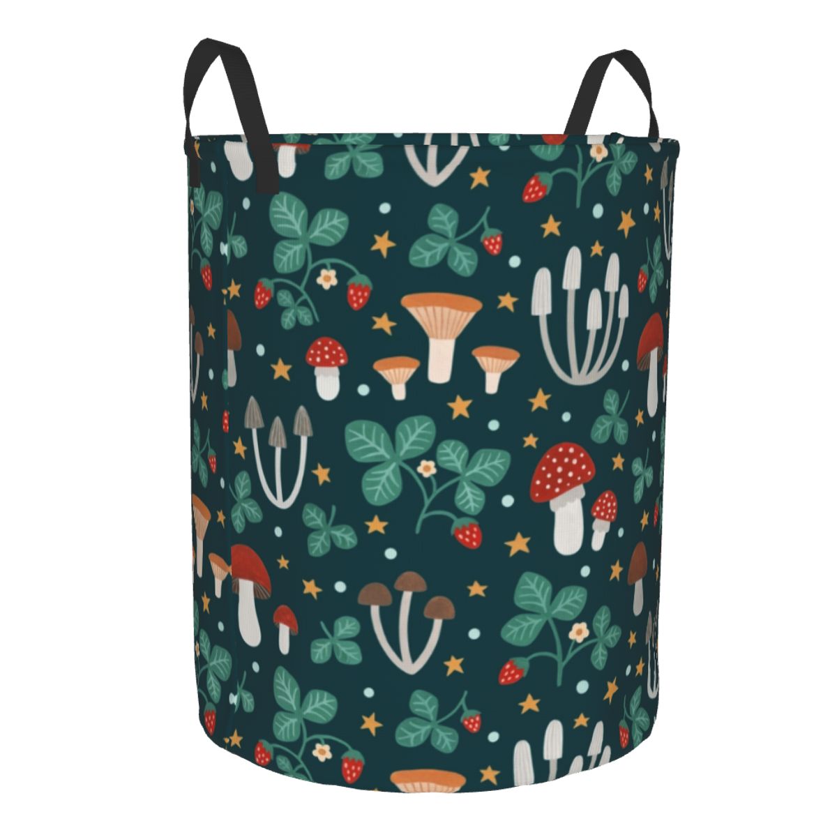 折りたたみ式の魔法の森のランドリーバスケット、キノコの漫画の - Laundry Hamper Nursery のレビューと価格