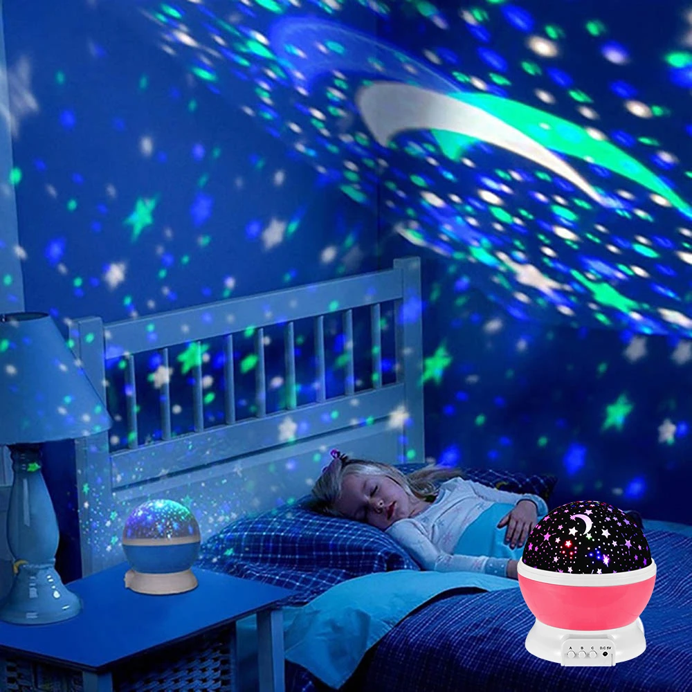 夜間用プロジェクター、星空投影ライト、ベビーランプ、装飾用、 - Baby Nursery Table Lamp のレビューと価格