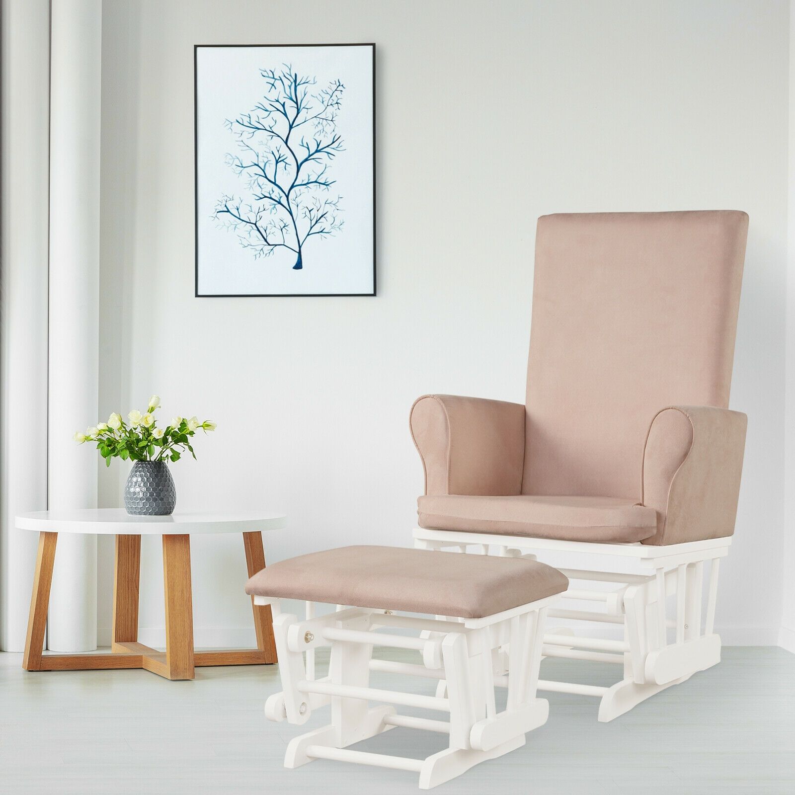 ベビーナーサリーリラックスロッカーロッキングチェアグライダー - Baby Nursery Glider のレビューと価格