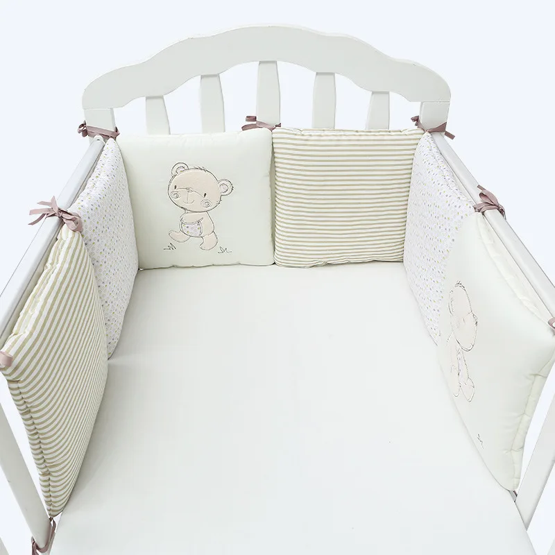 ベビーベッドプロテクターベビーベッドバンパーパッド 6 ピー - Baby Nursery Glider のレビューと価格