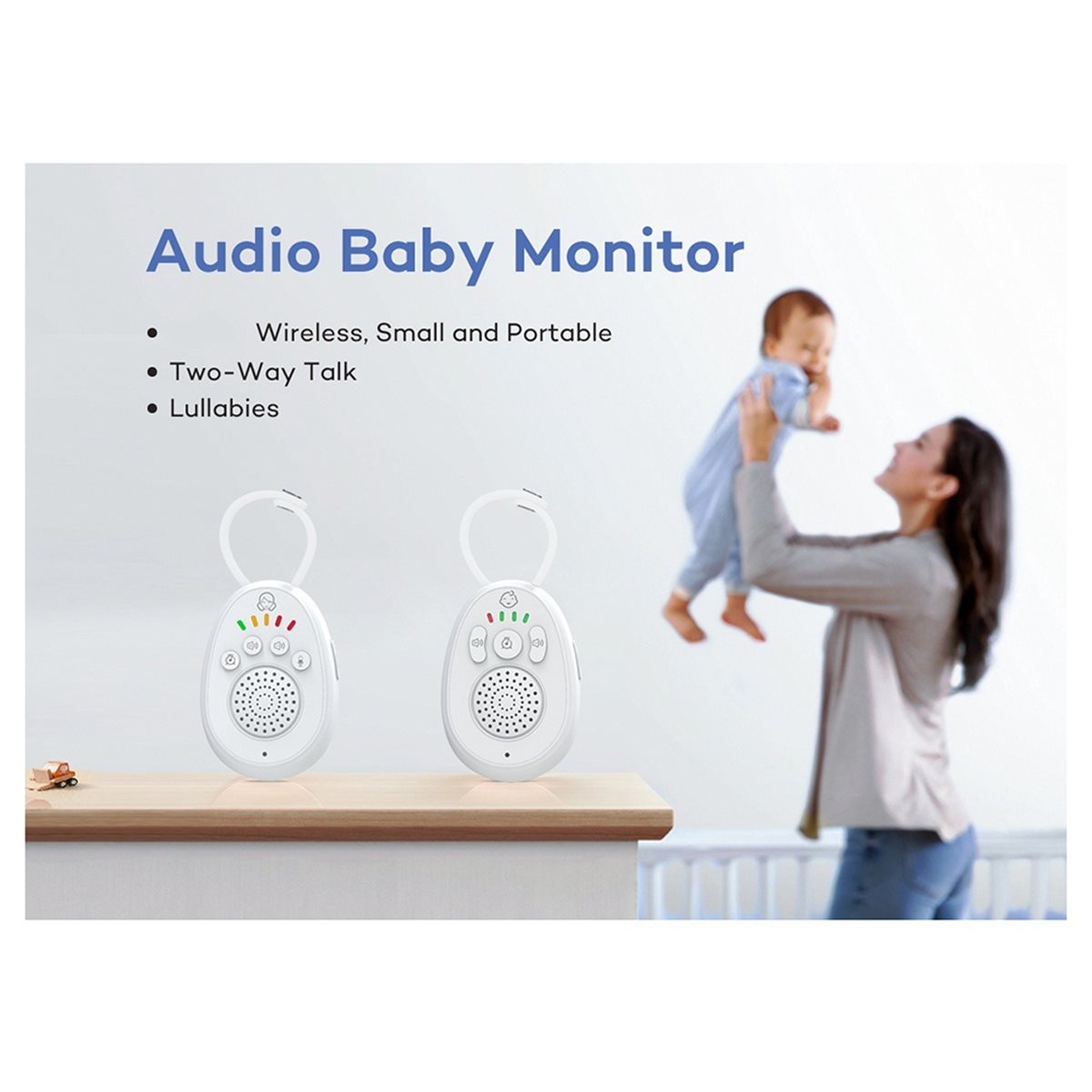 ~クリアランス A 2.4GHz ワイヤレスベビートランシー - Wearable Baby Monitor のレビューと価格