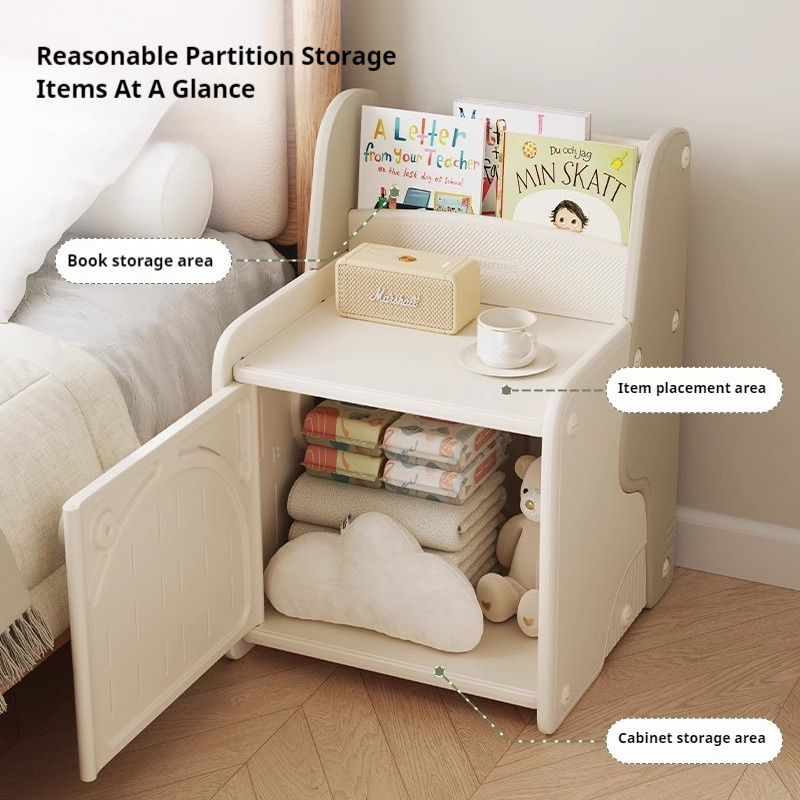 子供部屋用品装飾ナイトスタンドベッドサイドテーブル小さなクリ - Baby Bookshelf Small のレビューと価格