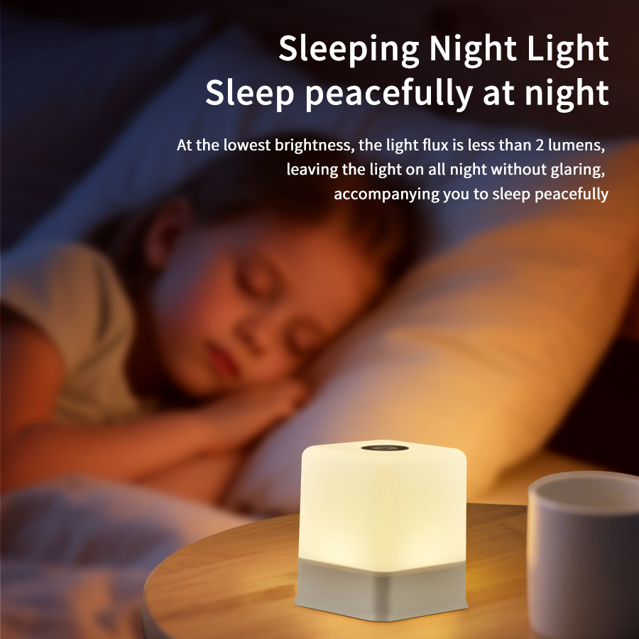 LED タッチナイトライト充電式ベッドサイドランプ 3 色調 - Baby Nursery Table Lamp のレビューと価格