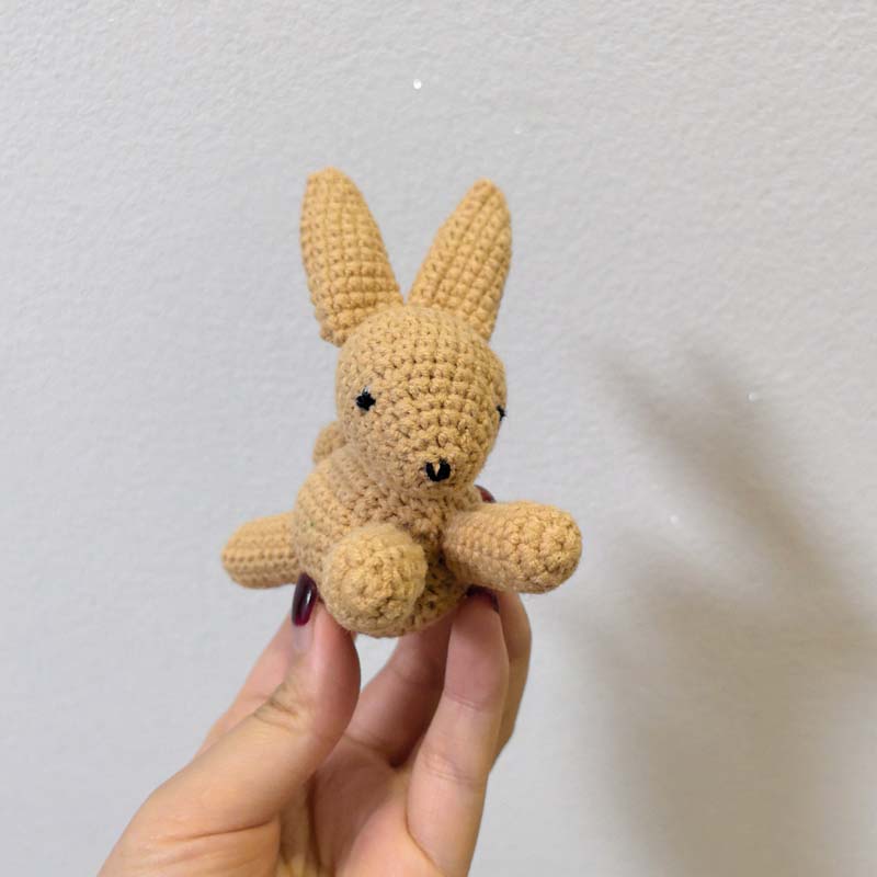 1個のかわいい編みぐるみウサギの飾り、ベビーベッドモバイル＆ - Baby Nursery Home のレビューと価格