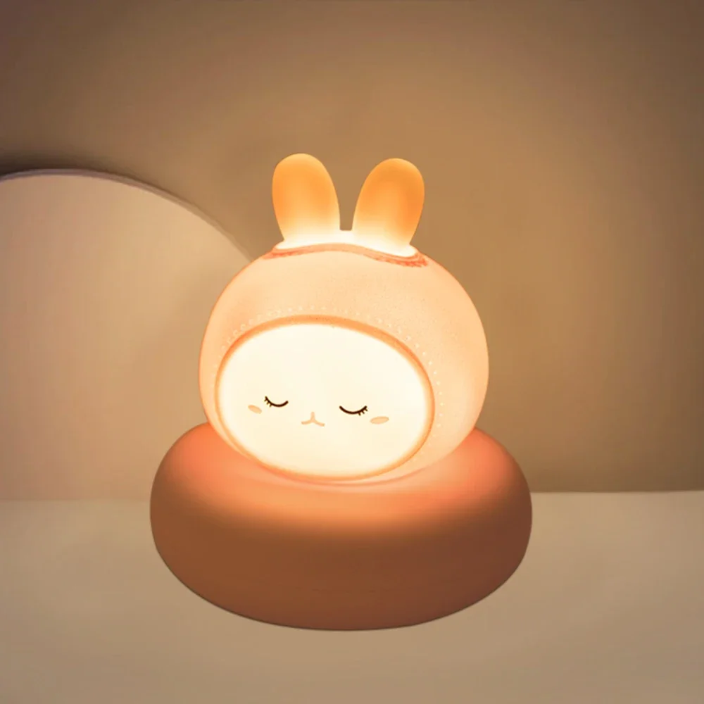 かわいい動物ナイトライトノベルティ 3 レベル調光可能な保育 - Baby Nursery Table Lamp のレビューと価格