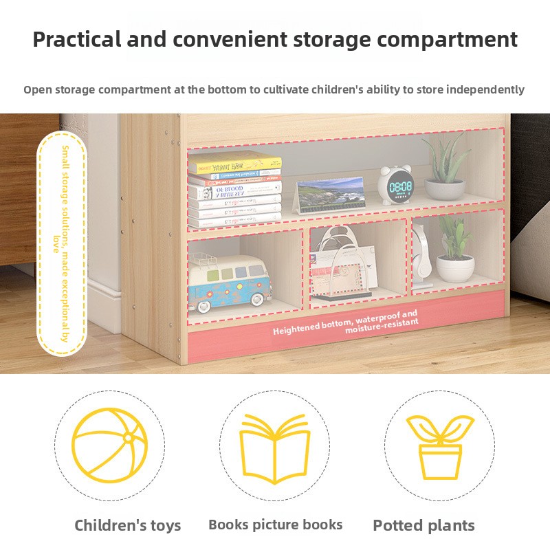 木製の本棚、絵本ラック、小型の床から天井まで届く本棚、経済的 - Baby Bookshelf Small のレビューと価格