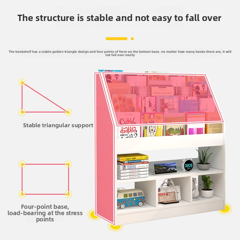 木製の本棚、絵本ラック、小型の床から天井まで届く本棚、経済的 - Baby Bookshelf Small のレビューと価格
