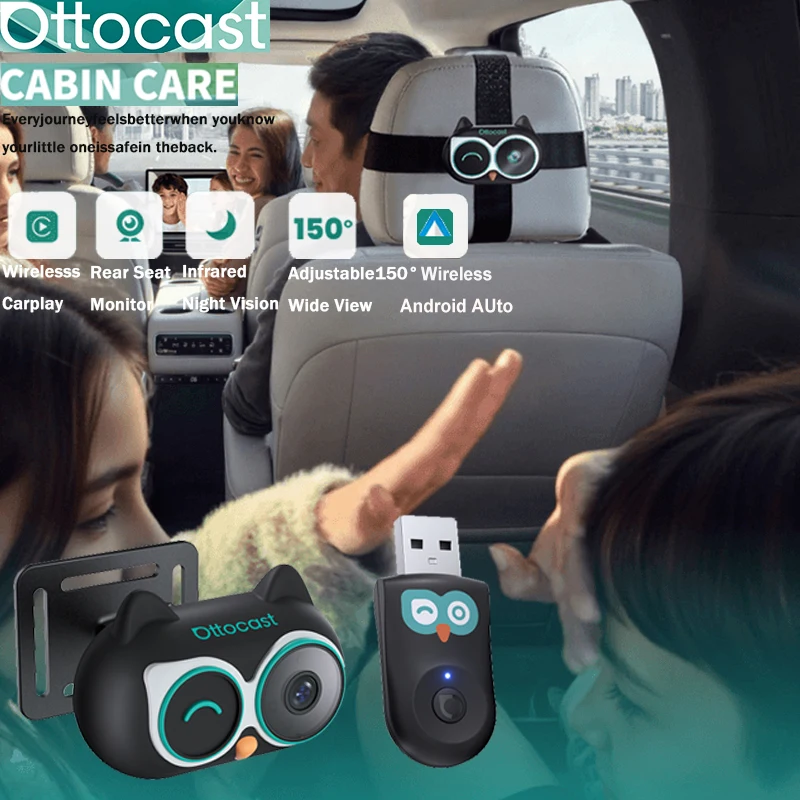 Ottocast Cabin Care ワイヤレスCarPl - Wearable Baby Monitor のレビューと価格