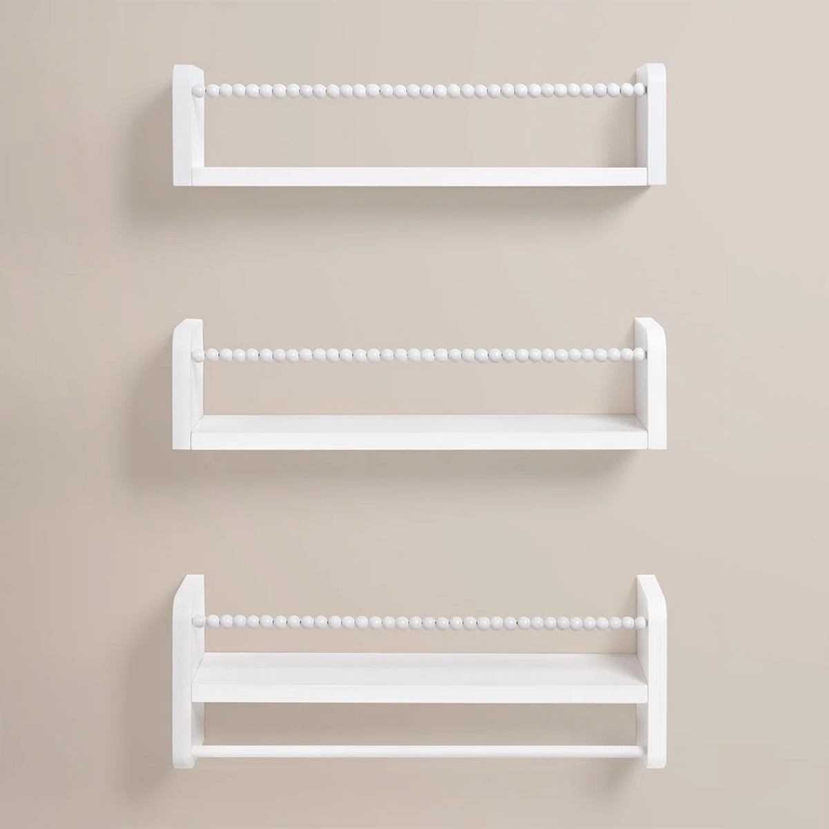 壁掛け式フローティングナーサリーブックシェルフ、子供部屋寝室 - Baby Bookshelf Small のレビューと価格